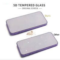 Protecteur d'écran en verre trempé pour téléphone portable 9H 2.5D flexible en soie transparente anti-rayures pour iPhone 12 13 14 15 16 16E Pro Max Plus