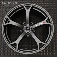 GRAYFOX Jantes Concaves Gris Gunmetal Personnalisées 19 20 21 22 Pouces 5x120 5x112 5x114.3 Forgées pour Nissan 350Z Infiniti G37 Q50