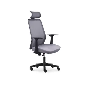 Nhiệm vụ Ergonomic Ghế dây lưới ghế văn phòng cao trở lại lưới ghế với tựa đầu