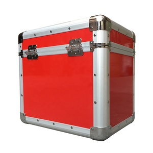 Boîte de rangement pour disques vinyles <span class=keywords><strong>CD</strong></span> 7'', grande capacité, boîte de protection rouge pour <span class=keywords><strong>CD</strong></span>, étui pour <span class=keywords><strong>CD</strong></span> DVD - Product Image 2