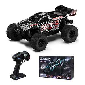 รถบังคับวิทยุ JIUSI SC10 และรถ RC ความถี่ 2.4GHz ความเร็วสูง 70 กม./ชม. รถ RC ขนาด 1:10 รถบรรทุกมอนสเตอร์ออฟโรด สำหรับผู้ใหญ่และเด็ก - Product Image 1