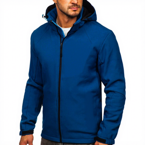 Quantité minimale de commande basse homme veste imperméable veste Softshell personnalisé grande taille coupe-vent à capuche vêtements de sport automne extérieur vestes imperméables - Product Image 3