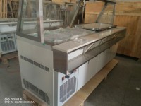 Peralatan Hotel Meja Prasmanan Mobile Restoran Komersial Meja Prasmanan Induksi Kustom untuk Dijual