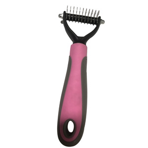 Pet Detangling Comb Pink 11Pcs For Dog Multifunctional Grooming Tool - Product Image 4