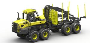 Expedidor forestal, cosechadora de tala forestal, patinador, pinza de troncos, transporte forestal de madera similar a <span class=keywords><strong>Ponsse</strong></span> - Product Image 6