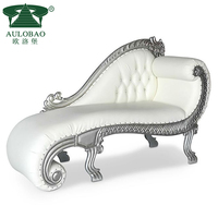 Chaise de mariage en bois et cuir de luxe en forme de coquille de bras, chaise de trône dorée pour hôtel