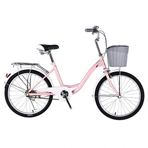 <span class=keywords><strong>Bicicleta</strong></span> Urbana Clásica para Mujer, de Acero con Alto Contenido de Carbono, Vintage, con Llantas Resistentes de 24/26 Pulgadas, de Una Velocidad, con Frenos de Caliper - Product Image 4