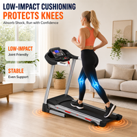 Cinta de Correr Inteligente con Consola, Datos en Tiempo Real, Sensores de Pulso, Velocidad, Tiempo, Distancia, Calorías, Pantalla, Uso Diario, Ejercicio en Casa