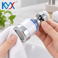 Aérateur de Robinet Économiseur d'Eau avec Fonction Filtrante, Buse Anti-éclaboussures pour Robinet de Cuisine Domestique et Lavabo