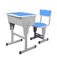 Ensemble de bureau et de chaise d'élève pour salle de classe moderne, pour les écoles primaires et secondaires