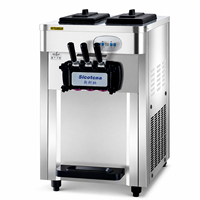 Prix usine Machine à crème glacée molle Commercial trois saveurs Machine à crème glacée Distributeur automatique