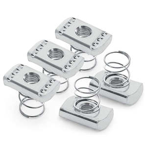 Précision zingué M6 M8 M10 M12 écrou à ressort attache acier canal Clip écrou jaune zinc écrous à ressort - Product Image 3