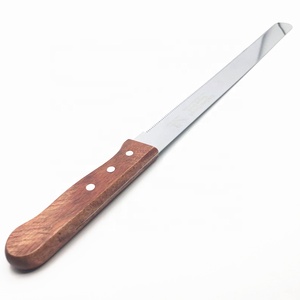 Hot Sale Baking Tools Cake <strong>Knife</strong> Toast <strong>Knife</strong> with Wooden Handle Stainless Steel <strong>Bread</strong> <strong>Knife</strong> - Product Image 5