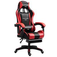 Chaise de jeu ergonomique à prix d'usine avec dossier haut et accoudoirs réglables pour le bureau et la maison