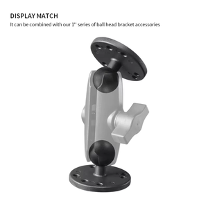VINmounts Aluminum Alloy Adjustable Mini 1 Inch Ball Mount <b>Tablet</b> PC <b>Stands</b> Outdoor Motorcycle Car GPS Phone Holder OEM ODM - Product Image 3