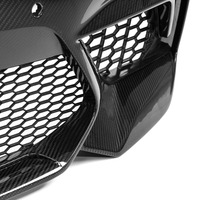 Pare-chocs avant pour BMW M2 F87 (2016-2021) en fibre de carbone véritable, développé sur base des données du véhicule, avec motifs clairs