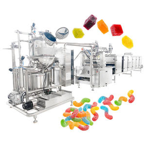Ligne de production de bonbons gélifiés à la pectine et à la gélatine 80 kg Machine à déposer des bonbons gélifiés aux fruits Gelée de fruits Multifonctionnelle <span class=keywords><strong>Poweradd</strong></span> - Product Image 1