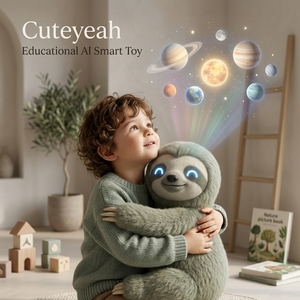 Peluche intelligente à commande vocale, contrôle par application, plus de 60 langues, compagnon de sommeil apaisant IA, jouet éducatif préscolaire, OEM - Product Image 1