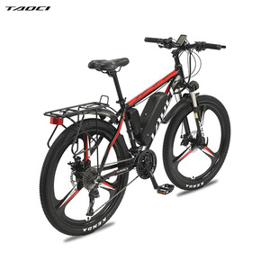 Bicicleta de Montaña Eléctrica de 26 Pulgadas con Motor Trasero de Aluminio, Doble Freno de Disco, Luz Delantera LED, Diseño ZXC-33, Ideal para Terrenos Difíciles - Product Image 5