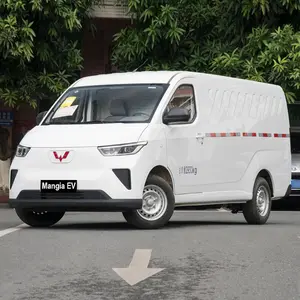 High Speed Driving Of 4-wheel Electric Car 2024 New Pure Electric Vans For Commercial Car Of Goods Wuling Yangguang Cargo Van