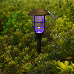 Solar Outdoor <b>Led</b> Lawn <b>Lights</b> Waterproof Garden Pathway Lighting For Yard Patio Landscape Decor - Product Image 3