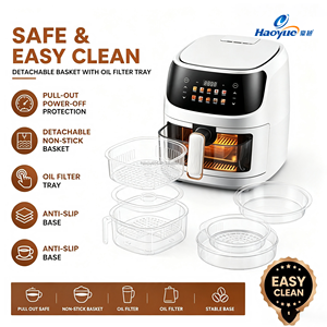 <span class=keywords><strong>Friteuse</strong></span> à air multifonctionnelle numérique intelligente 8L, personnalisable en gros par HY OEM - Product Image 4