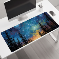 Grand tapis de souris de jeu en caoutchouc naturel avec repose-poignet et résistance à l'eau pour les joueurs professionnels