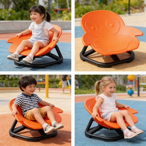 Chaise pivotante sensorielle à rotation silencieuse avec roulements silencieux pour les environnements sensibles au bruit comme les bibliothèques - Product Image 2