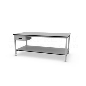 Mesa de trabajo de madera de acero para laboratorio, fabricante profesional, respetuoso con el medio ambiente y conservante - Product Image 5