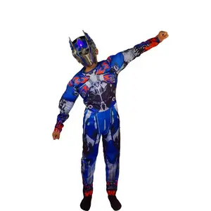 Оптимус Прайм Шмели Хэллоуин мальчик косплей Трансформеры комбинезон в натуральную величину Робот трансформер костюм трансформер