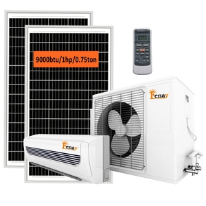 Nouveau climatiseur solaire hybride AC/DC 9000 BTU, design mural split, refroidissement et chauffage, économie d'<span class=keywords><strong>énergie</strong></span> de 80%-90% - Product Image 1
