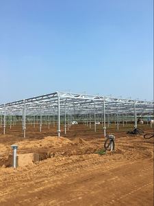 Estructura de Acero Galvanizado para Granjas Solares de 50kw, Suministro del Fabricante Líder, AS-AL-RC, Soporte de Montaje Solar Fotovoltaico Agrícola - Product Image 6