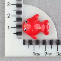 Charmes en résine DIY de couleur gelée de dessin animé mignon, animaux marins artificiels à dos plat, accessoires pour souvenirs