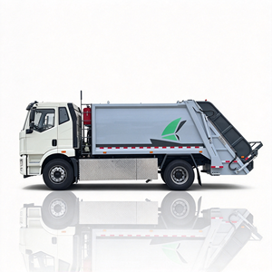 Camión de basura compactador de batería de tercera generación FAW Jiefang de 18 toneladas para la recolección de residuos - Product Image 2