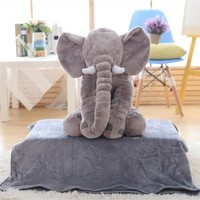 Peluche Éléphant Originale Guangxi Fuying en Coton Doux, Rembourrage Écologique en PP, Jouet en Peluche pour le Sommeil, Faible MOQ