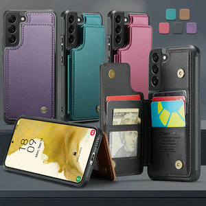 Custodia unica custodia in pelle Premium sottile posteriore per <span class=keywords><strong>Samsung</strong></span> S23 22 <span class=keywords><strong>21</strong></span> <span class=keywords><strong>Ultra</strong></span> con funzione cavalletto custodia antiurto per S23 - Product Image 4