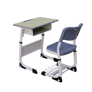 Bureaux de salle de classe pour étudiants à un prix abordable Mobilier scolaire Ensemble de bureaux et de chaises modernes pour étudiants - Product Image 1