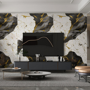 Great Quality Modern Waterproof Marble Tile Sticker PVC+<strong>Vinyl</strong> Peel Stick <strong>Wall</strong> Panel Self-Adhesive Household Backsplash - Product Image 6