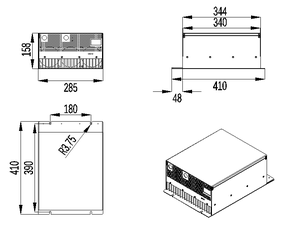 IP54 on Board High Frequency Industrial Automatic 2000W Replacement Marine Automotive <b>Battery</b> Charger - Product Image 3