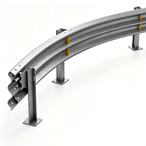 Barrera de Seguridad Galvanizada Tipo W para Carreteras y Autopistas, Valla de Acero Resistente al Óxido, Grado Diamante M65 EN - Product Image 1