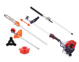 4-in-1 2-stroke Gasoline Brush Cutter 52cc Petrol Pole Saw Hedge Trimmer <b>String</b> <b>Garden</b> Pruning Machine Yard Orchard - Product Image 1