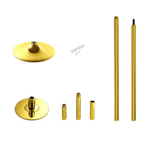 <span class=keywords><strong>Barre</strong></span> de <span class=keywords><strong>Pole</strong></span> <span class=keywords><strong>Dance</strong></span> Rotative <span class=keywords><strong>Portable</strong></span> et Renforcée Dorée pour la Maison - Product Image 6