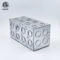 Boîtier de jonction électrique en acier à quatre modules CETL MBD-4K IP55, boîtier d'instrumentation électronique, boîte de sortie pratique pour appareils utilitaires