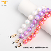Bracelet de poignet en or véritable détachable et flexible avec porte-clés à perles pour iPhone 17 Pro Max