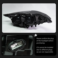 Conjunto de Faros Delanteros LED Estilo BMW para Ford Mondeo 2017-2020, Luces LED DRL, Señal de Giro, Enchufar y Usar, Repuestos para Automóviles
