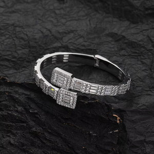 Zircon Men's <b>Bracelet</b>, Copper Inlaid Zirconium <b>Bracelet</b> <b>Couple</b> Gold Plated <b>Bracelet</b> Tanjing Fashion Lijing Necklace - Product Image 1