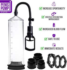 Pompa per il pene RAPTURE R4 per uomo, per erezioni più forti, più grandi e più spesse, dispositivo per la disfunzione erettile maschile, giocattolo sessuale per adulti - Product Image 6