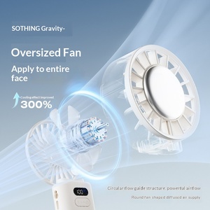 Ventilador de Mano <span class=keywords><strong>Sothing</strong></span> ICEZ2, Refrigeración por Semiconductor, Plegable, para Colgar del Cuello, Control Remoto USB, Portátil, para Estudiantes y Actividades al Aire Libre - Product Image 5