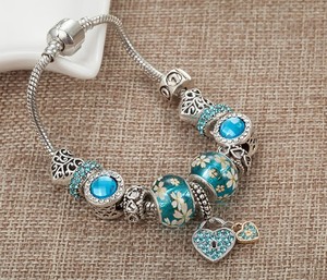 Bracelet de perles européen pour femmes, bijoux à breloques de <span class=keywords><strong>plage</strong></span>, mode - Product Image 4
