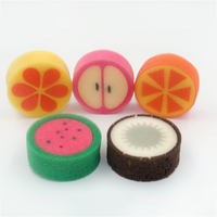 Éponges de bain créatives personnalisées en forme de fruits, différents styles, éponge de bain en forme de fruit pour enfants, design pastèque